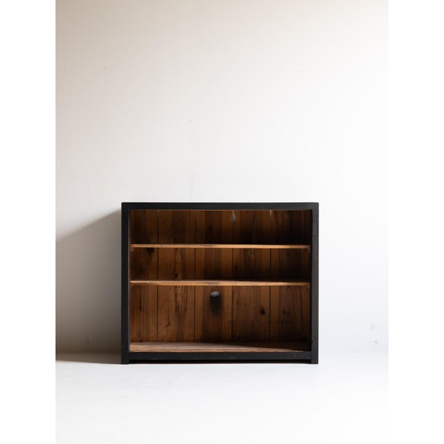 Japanese Antique Wabi Sabi Black Tansu 1860s-1900s / Chests Cabinet For Sale - Image 9 of 15