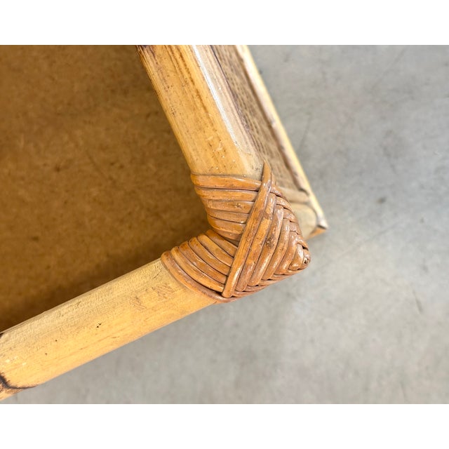 Wicker and Bamboo Planter, 1970s For Sale - Image 6 of 8