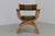 Danish Kurul Armchair in Oak and Striped Green Upholstery by Henning Kjærnulf, 1960s For Sale - Image 18 of 18