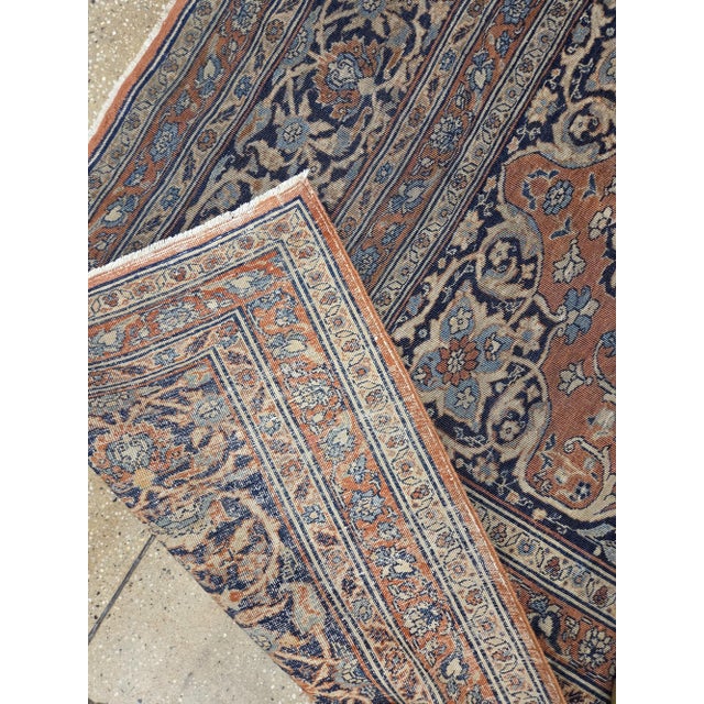 Late 19th Century 19th Century Rare Size Hadji Jali Li Tabriz rug no. 10958 For Sale - Image 5 of 8