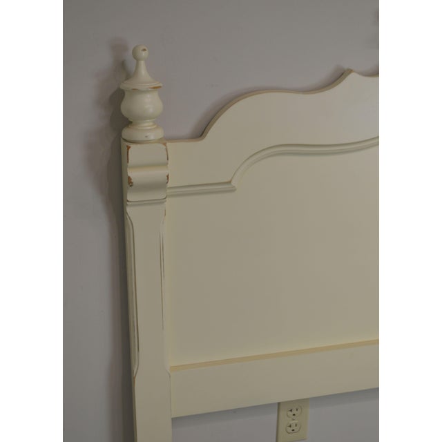 Lexington Antique White Painted Victorian Style Queen Headboard Chairish