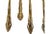 Shabby Chic Vintage Baroque Style Gold Spoons - Set of 6 For Sale - Image 3 of 5