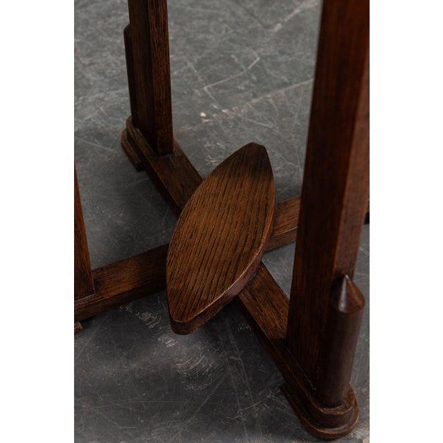 1930s Amsterdam School Side Table, 1930s For Sale - Image 5 of 12