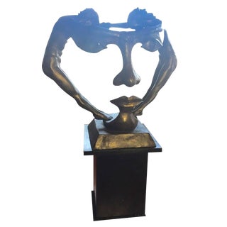 Bronze "We Two Together" Sculpture For Sale