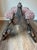 Custom Upholstered Vintage Camel Saddle Stools For Sale - Image 9 of 12