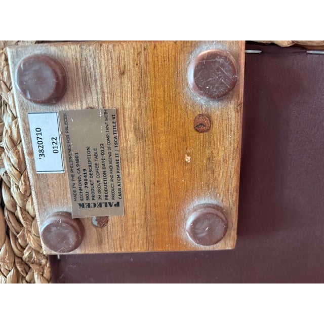 Coastal Palecek Grove Coffee Table For Sale - Image 3 of 3