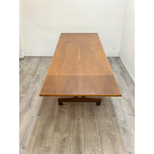 Mid-Century Modern Mid Century Modern Oak Dining Table For Sale - Image 3 of 10