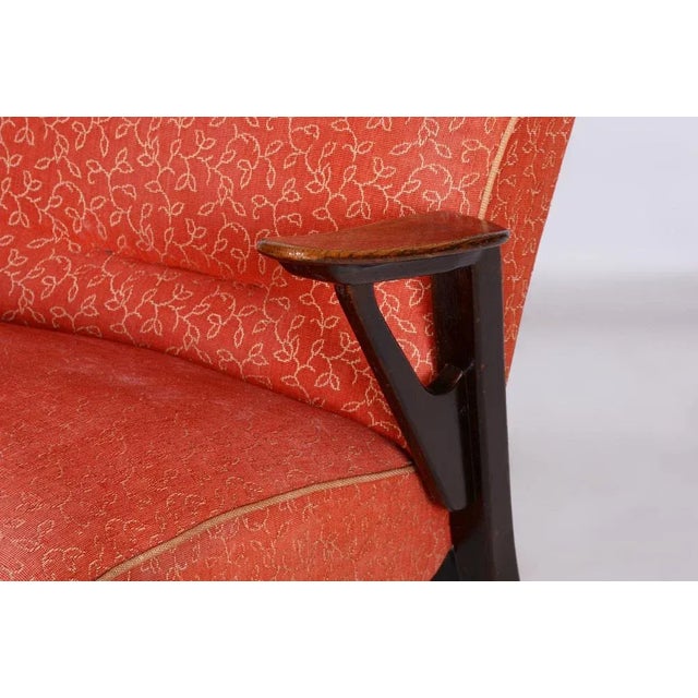 Art Deco Oak Armchair by Antonin Kybal, Czechia, 1930s, in Good conditions. Designed 1920 to 1949