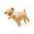 A rare and endearing jewel, this vintage Terrier Brooch is a true collector’s treasure—crafted in richly textured 14k...