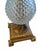 Gold Hollywood Regency Gilded Gold and Faux Crystal Lamps With Pink Lampshades- A Pair For Sale - Image 8 of 18