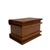 Vintage Burl Wood Puzzle Box With Hidden Lock and Key For Sale - Image 6 of 7