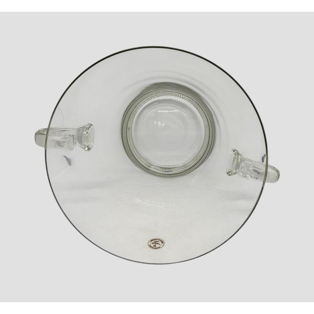 Glass Contemporary Romanian Champagne Bucket Set With Four Flutes - 10” Set For Sale - Image 7 of 12