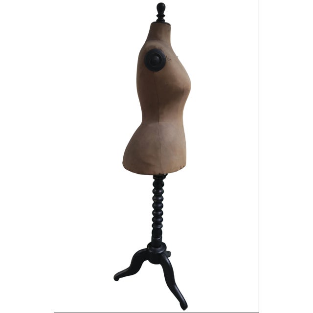 Antique French Wasp Waist Mannequin For Sale - Image 4 of 10
