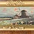 Wood Antique Gold Ornate Frame With Oil on Canvas "Windmill at Dusk" For Sale - Image 7 of 10