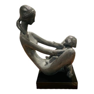 1970’s Kathy Klein Generations Sculpture by Austin Productions of Mother and Child For Sale