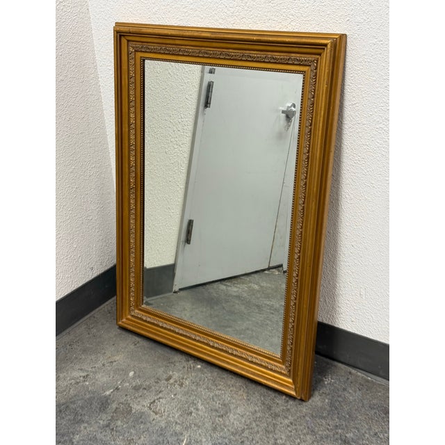 Windsor Art & Mirror Company Custom Antique Gold Finish Wall Mirror, Circa 2000 For Sale - Image 9 of 12