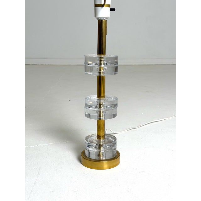 Orrefors Table Lamp by Carl Fagerlund for Orrefors, 1970s For Sale - Image 4 of 6