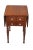 American 20th Century Early American Style Cherry Drop Leaf Side Accent Table For Sale - Image 3 of 13