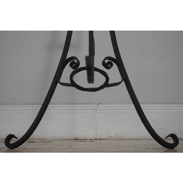 Wrought Iron Base 19th Century Copper Basin Stand For Sale - Image 11 of 11