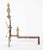 Traditional Pair of English Regency Etched Brass Andirons For Sale - Image 3 of 7