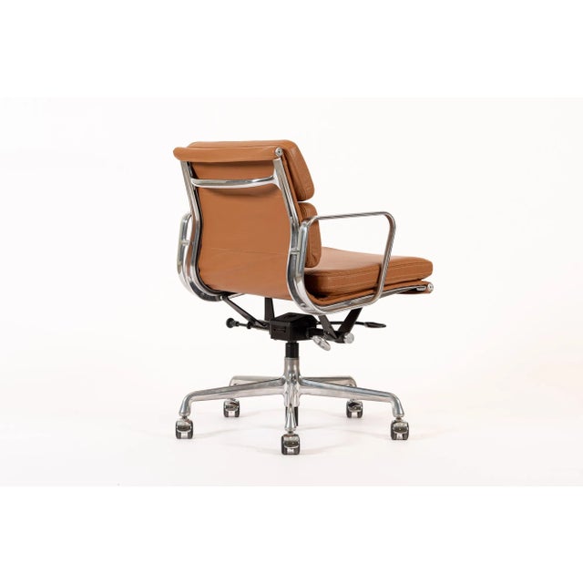 Eames for Herman Miller Brown Leather Office Chair 2000s For Sale - Image 12 of 12
