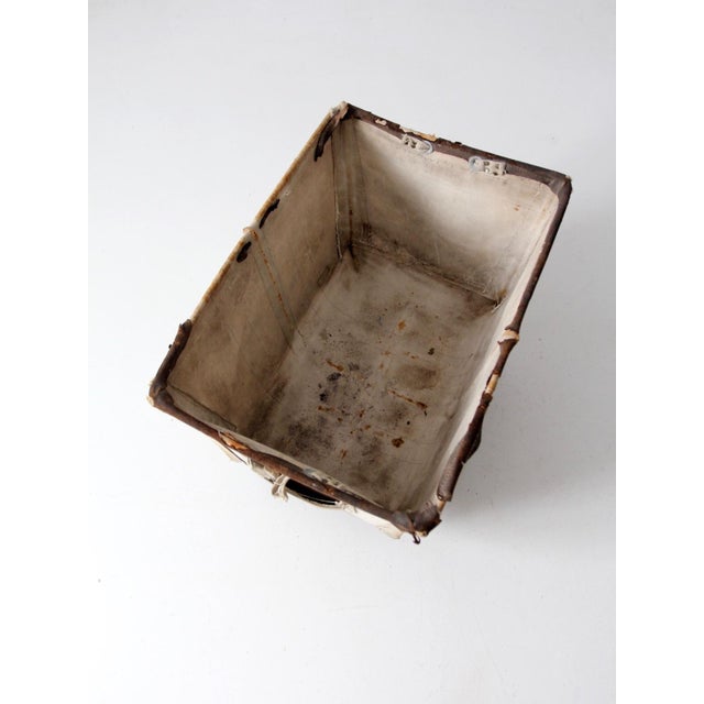 Vintage Dandux Industrial Laundry Cart For Sale - Image 6 of 12