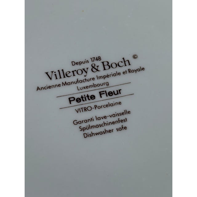 Vintage Villeroy & Boch "Petite Fleur" Porcelain Al Fresco Bistro & Luncheon Set - 25 Pieces For Sale - Image 12 of 12