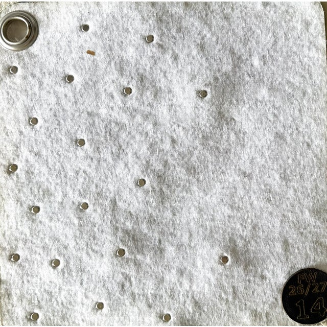 Italian Studded Fabric Swatch No 14 For Sale - Image 4 of 5