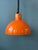 Orange Enamel Pendant Lamp by Joe Hammerborg for Fog & Morup For Sale - Image 12 of 13
