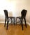 Late 20th Century Black Rattan Counter Stools - a Pair For Sale In Austin - Image 6 of 11