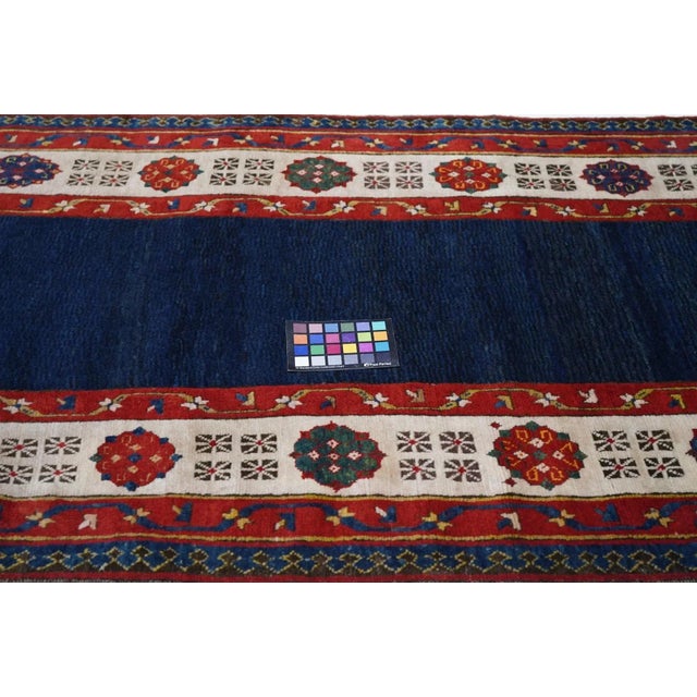 Blue Antique Shirvan Talish Rug 3'6'' x 8' For Sale - Image 8 of 9