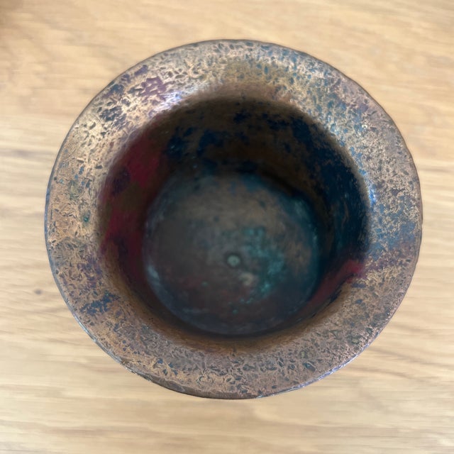 Early 19th Century 18th Century Bronze Mortar Bowl With Lovely Patina For Sale - Image 5 of 8