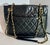 Chanel Chanel Quilted Black Caviar Skin Shoulder Bag / Tote, Golden Chain & Hardware For Sale - Image 4 of 18