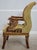 French Egyptian Style Gilt Carved Hall Chair W. Swans For Sale - Image 3 of 18