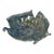 Blue and Green Vintage Murano Art Glass Centerpiece Bowl For Sale