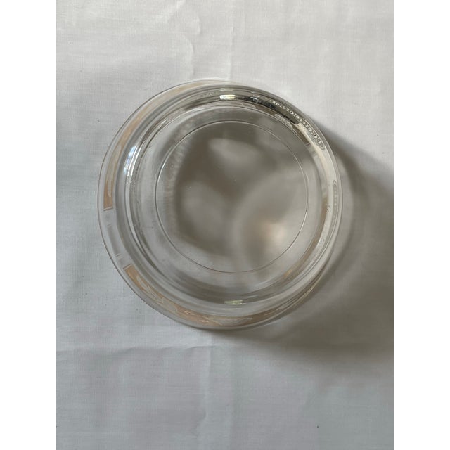 Vintage Leaf Pattern Gold Trimmed Bowl For Sale - Image 9 of 11