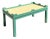 Vintage Oomph Lacquered Coffee Table With Seagrass Top For Sale