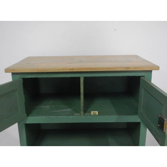 Wood Vintage Textile Industry Sideboard, 1960 For Sale - Image 7 of 10