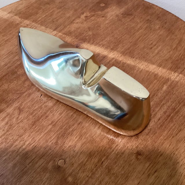 Modern Art LUNARES SAN FRANCISCO brass shoe 9” sculpture