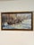 American Vintage Winter Sleigh Ride Oil Painting Signed Sobotka – Professionally Framed in Italian Frame For Sale - Image 3 of 13