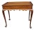 C W Kittinger Queen Anne Style Mahogany Tea Table For Sale