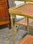 Metal Pair of Italian Bagues Style Brass and Leather Side Tables For Sale - Image 7 of 9