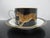 Boho Chic Lynn Chase Leopard Cat Design Jaguar Jungle Porcelain 24k Gold Coffee Mug Cup For Sale - Image 3 of 13