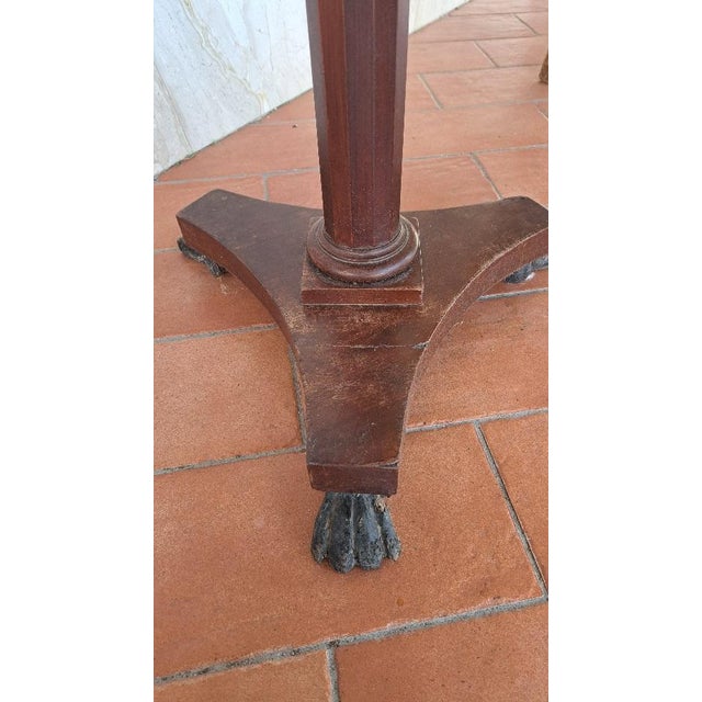 Empire Style Coffee Table in Mahogany For Sale - Image 6 of 8