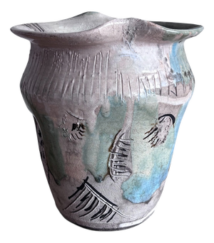 Vintage Dutch Studio Pottery Vase, 1970s
