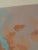Textile Late 20th Century Extra Large Peach and Blue Abstract Painting on Canvas For Sale - Image 7 of 7