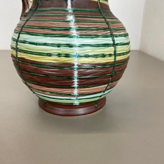 Fat Lava Pottery Vase from Bay Ceramics, Germany, 1970s For Sale - Image 14 of 18