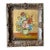 Mid 20th Century Floral Still Life Oil Painting with Carved Wood Frame For Sale