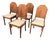 Art Deco Dining Room Chairs, 1930, Set of 4 For Sale