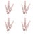 Contemporary Jewel Bead Spray (Set of 4) For Sale - Image 3 of 3